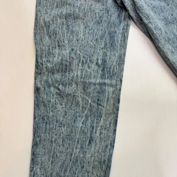 VTG 80s NWT High Rise Acid Wash Jeans Women's 8 Petite Americana USA Deadstock - Picture 12 of 15